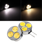 G4 3W 3smd cob LED lâmpada carro lâmpada 12v puro / branco morno 